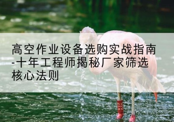 石景山区剪叉式升降机厂家-高空作业设备选购实战指南-十年工程师揭秘厂家筛选核心法则